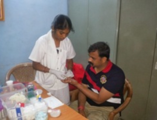 Free blood donation and blood checkup camp